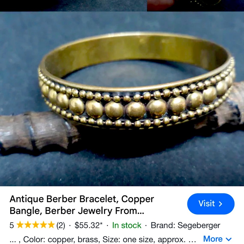 Copper Bangle - image 1